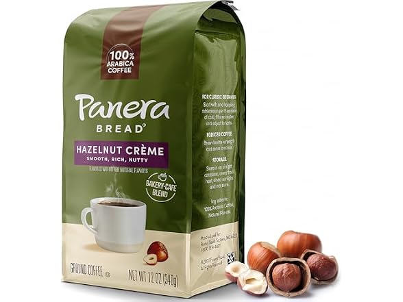 Panera Hazelnut Crème, Ground Coffee