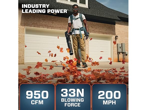 60V Backpack Leaf Blower