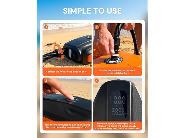 Paddle Board Electric Pump, 18000mAh