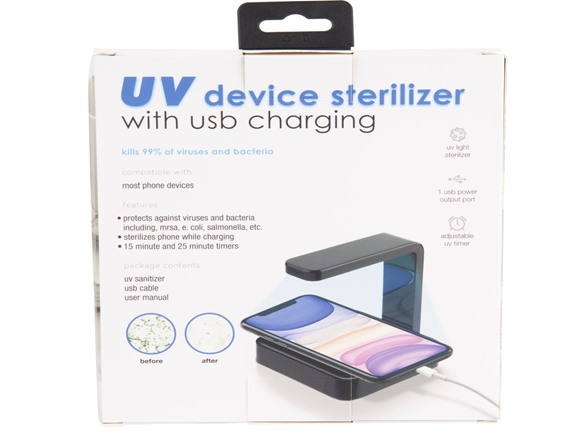 UV Sterilizer with Wireless Charger