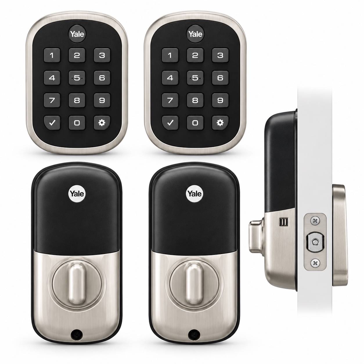 Yale Push Button Deadbolt - 2PK - Gallery 7