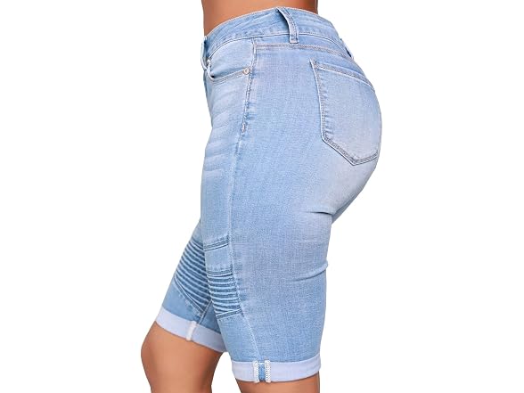 Chouyatou Women (XL) Moto Stretchy High Shorts
