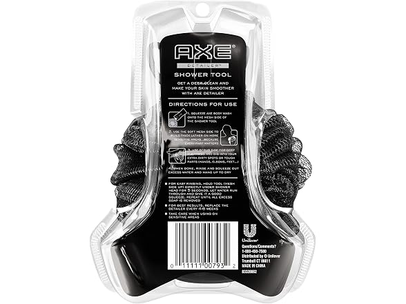 AXE Shower Tool Skin Cleanser For Smoother Skin