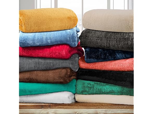 Superior Classic Solid Fleece Blanket