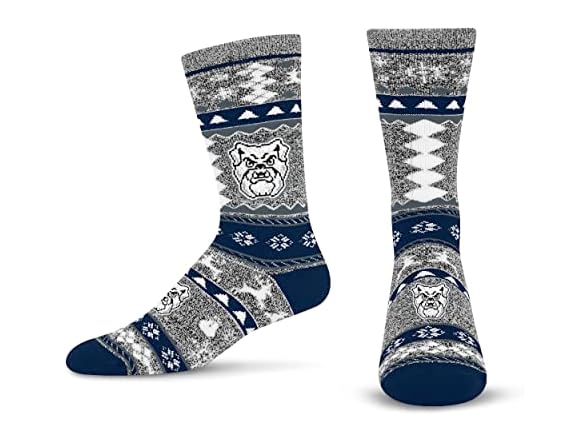 Butler Holiday Sock Grey Lg