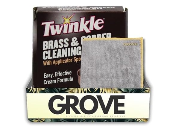 GROVE Twinkle Brass Cleaner 4.4 oz Cream