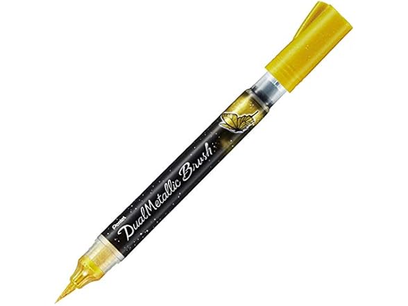 Pentel Dual Metallic Brush, Gold