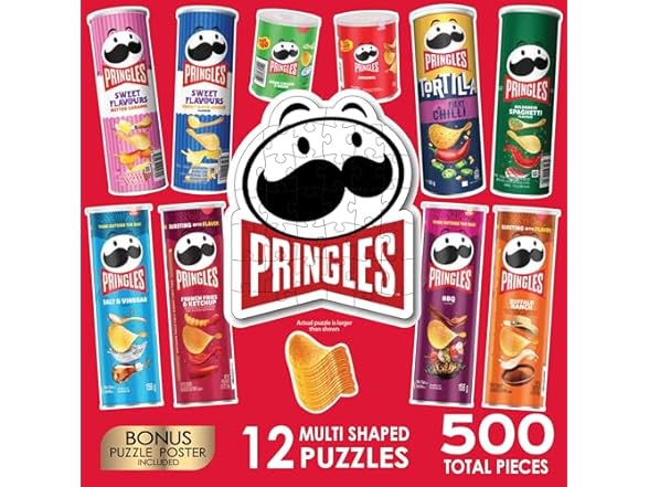 RoseArt Mini Shaped Pringles 500Pc Puzzle