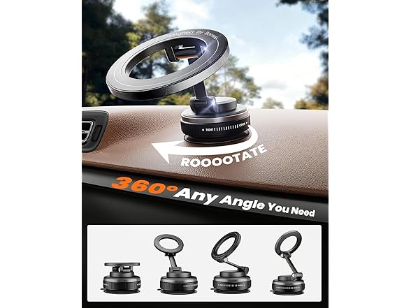 Boowe Magnetic Phone Holder for Car