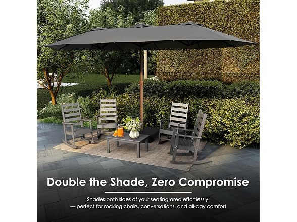 GREENVINES 15FT-Double-Sided-Patio-Umbrella-with-Base