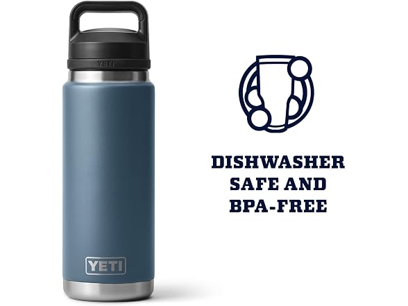 YETI Rambler 26oz Bottle, Nordic Blue