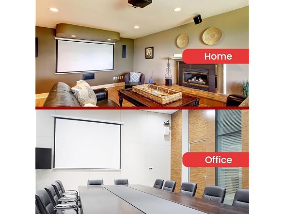 Pyle Manual Pull-Down Projector Screen