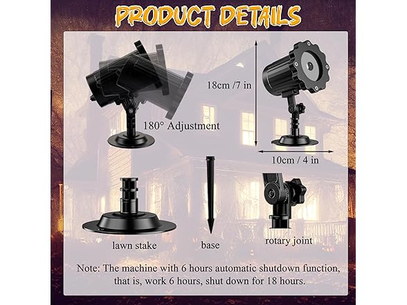 3D Dynamic Hologram Projector Light