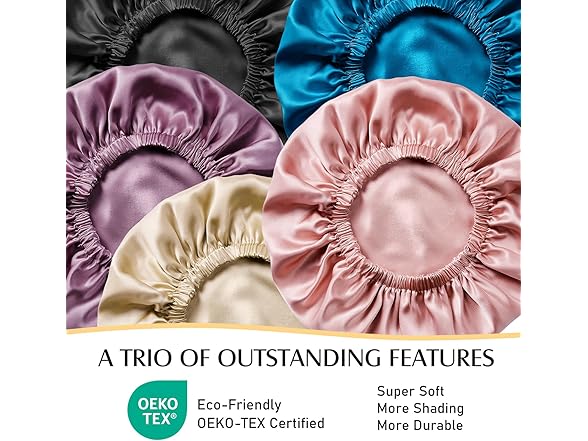 Women's 100% Mulberry Silk Shower cap