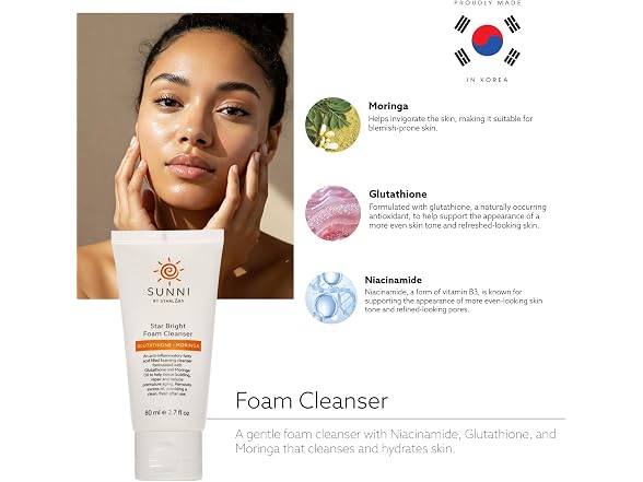 Hansi Naturals Sunni Star Bright Foam Cleanser