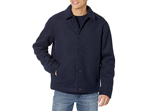 Amazon Essentials Mens Wool Bomber Jacket