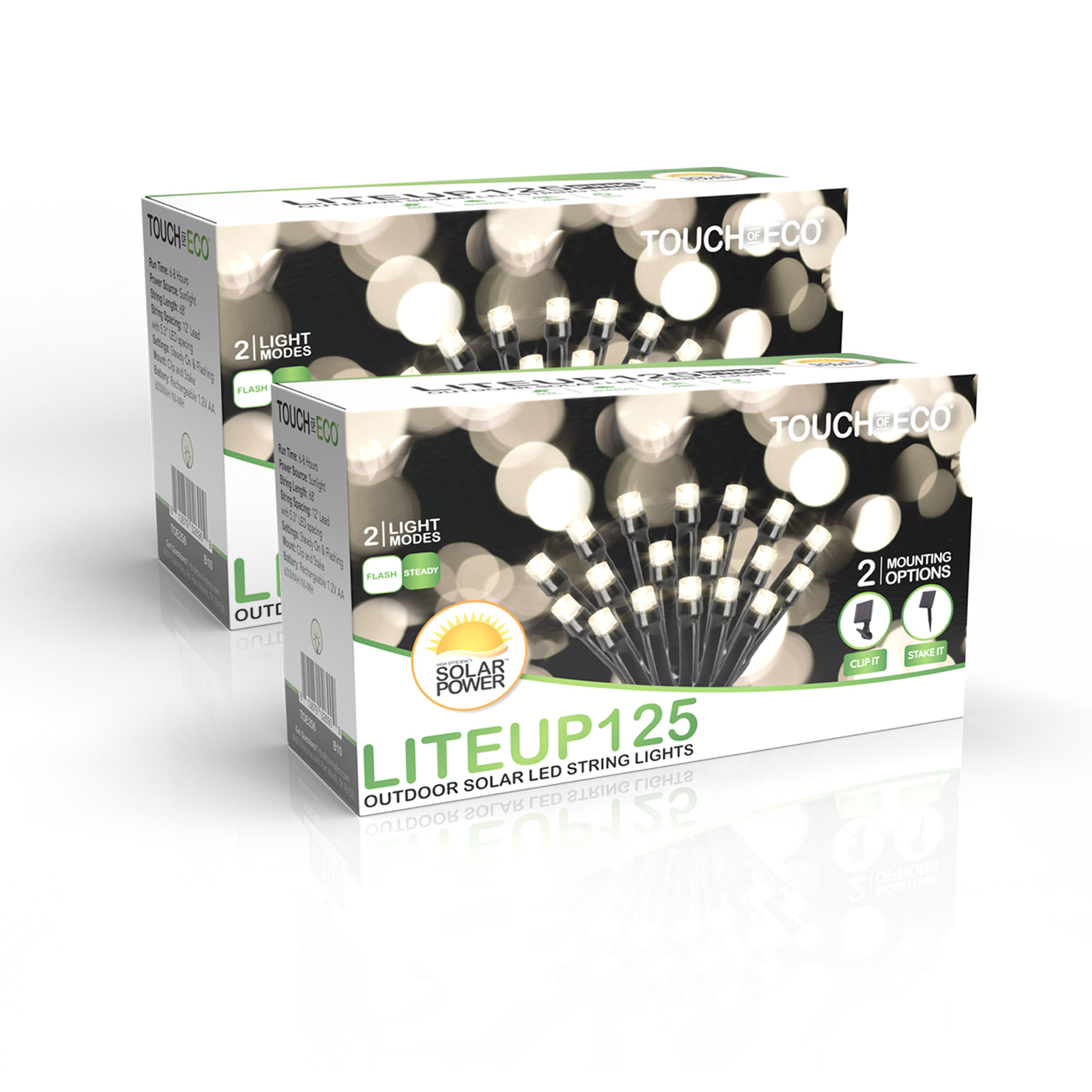 Solar LITEUP125 String Lights Warm White - Gallery 12