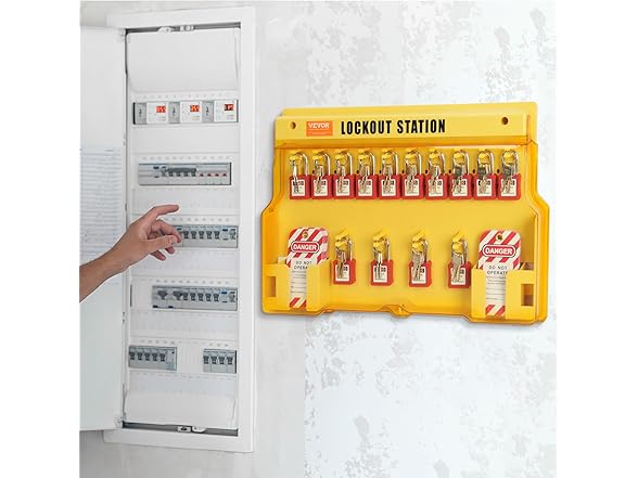 VEVOR Electrical Lockout Tagout Kit