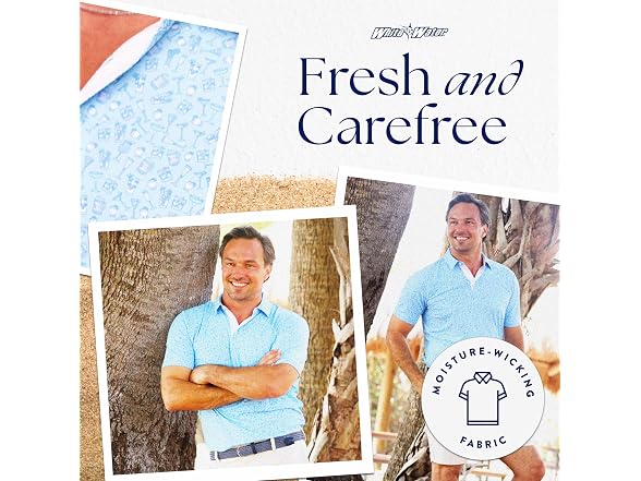 White Water Coast Men Polo