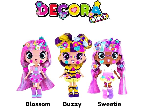 DECORA GIRLZ 5" Dolls, 3PK
