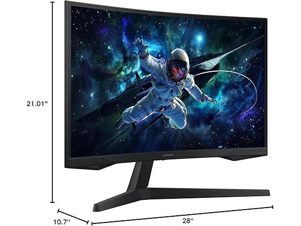 Samsung 32" QHD Curved Monitor | LS32CG550ENXZA