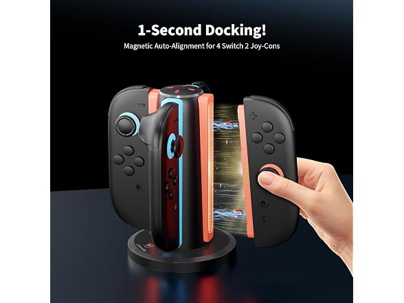 AceGamer 4-in-1 NS2 Joy-Con Charger