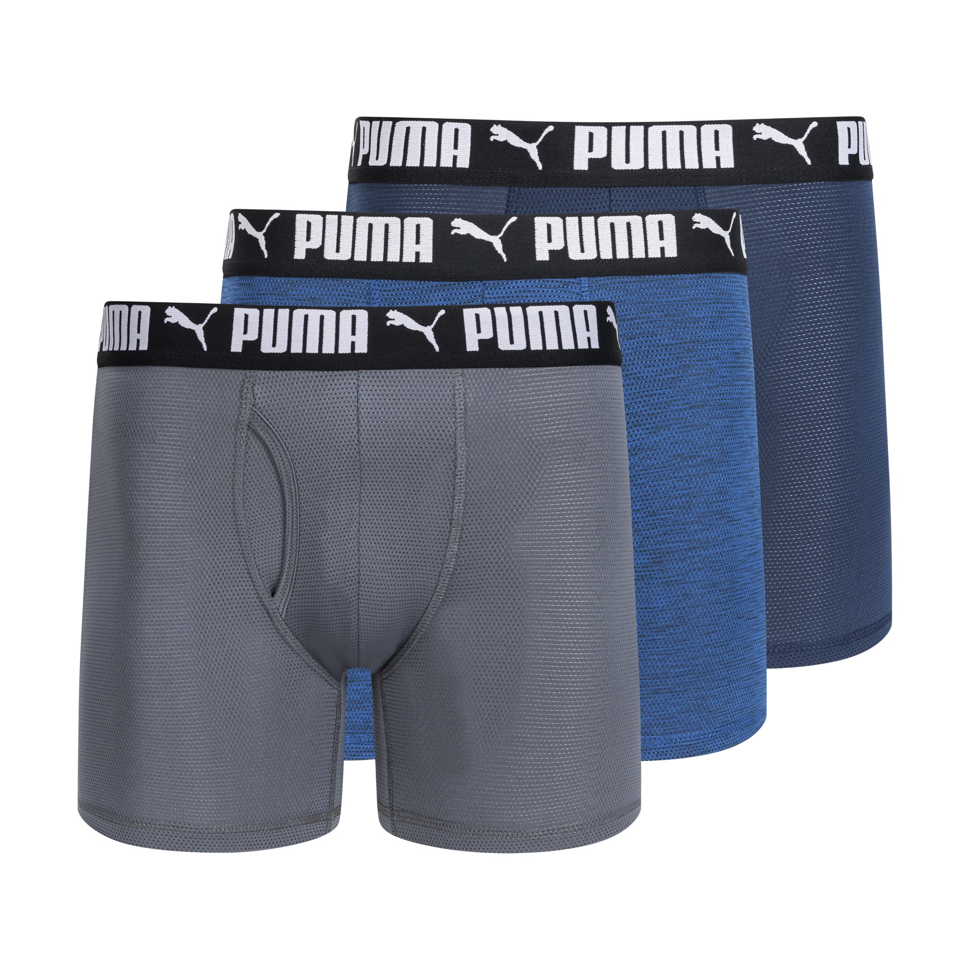 PUMA Men's 3-Pack Mesh Boxer Briefs - Gallery 6