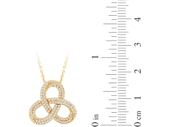 Amazon Essentials Diamond Knot Pendant