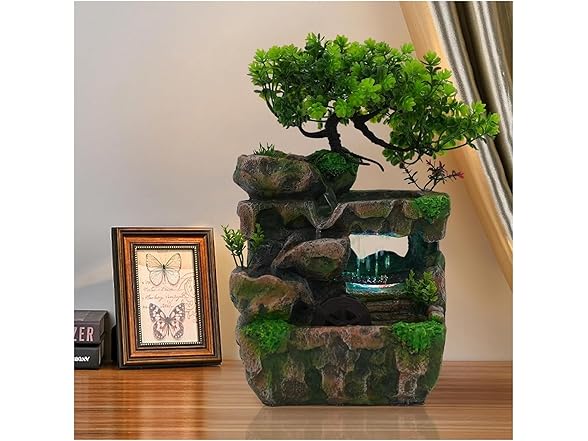 Tabletop Fountain Indoor Waterfall
