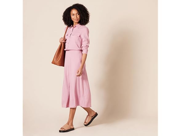 Amazon Essentials Women (XL) Georgette Long Shirt