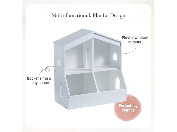 Little Seeds Trellis Storage Cubby Bookcase
