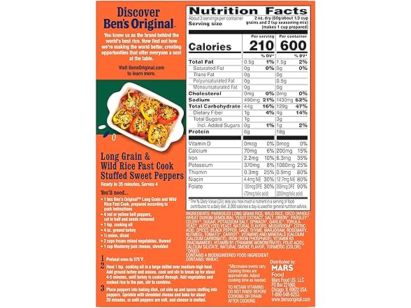 BEN'S ORIGINAL Long Grain Rice and Wild Rice