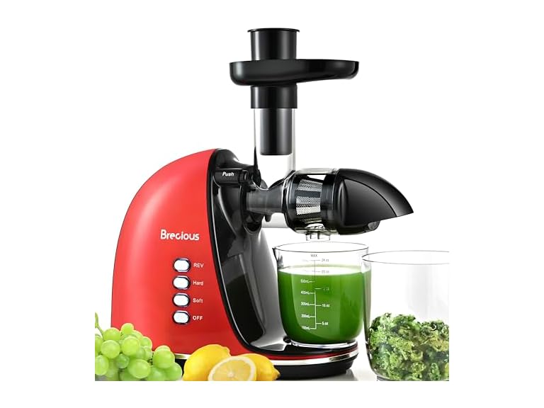 BRECIOUS BC075524120094 Masticating Juicer