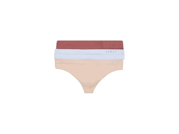 Bonds Women Seamless Invisi Thong Mid Rise Blend