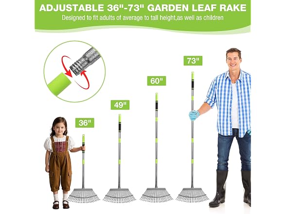 WORKPRO Small Leaf Rake