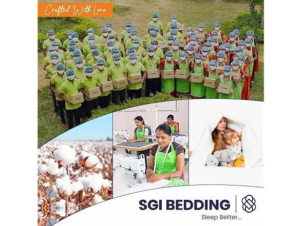 SGI bedding SGI Split King Sheet Set