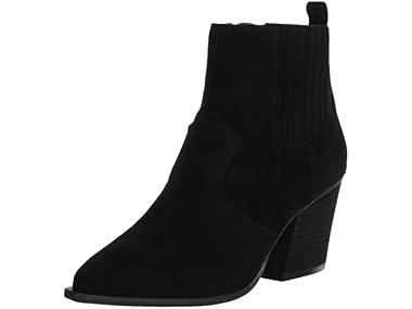 $9.99, Was $69.90, 85% Off! The Drop Women's Sia Pointed Toe Western Ankle Boot dealfomo