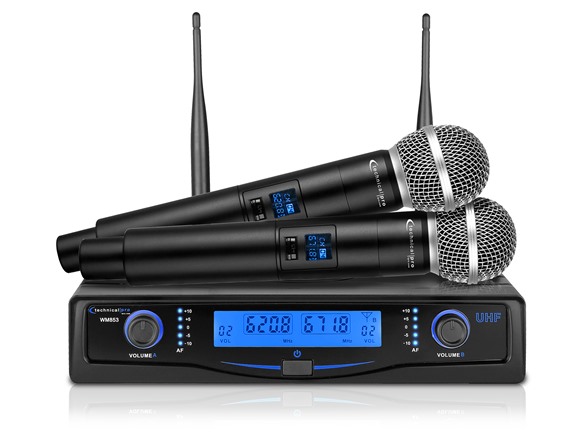 Technical Pro Dual UHF Wireless Mic System