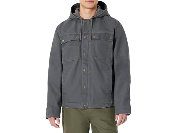 Amazon Basics Mens Hooded Workwear Jacket