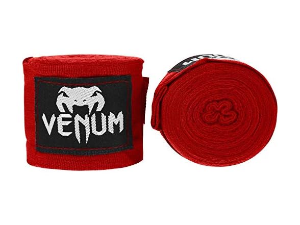 Venum Boxing Hand Wraps, Red, 2.5-Meter