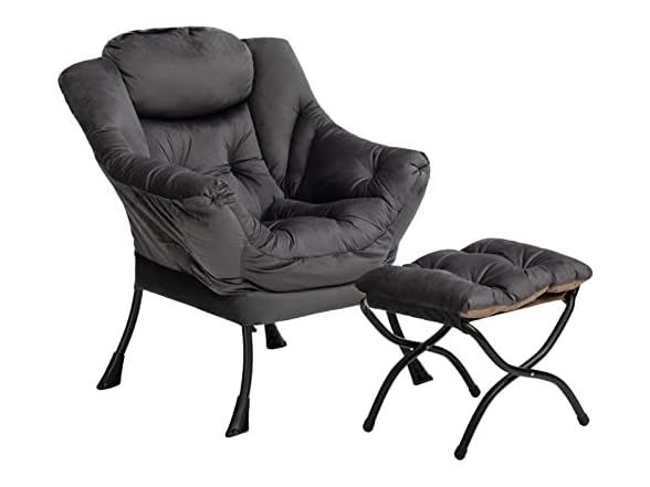 Velvet Smoky Grey&stool