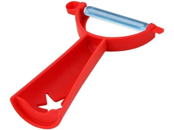 Tupperware Universal Peeler in Red