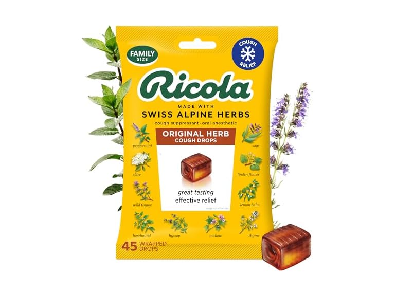 Ricola Original Herb Cough Drops 45 Count Cough