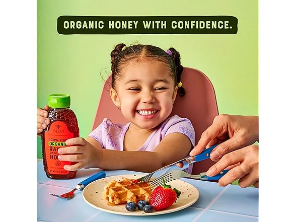 Nate's Organic 100% Pure, Raw & Unfiltered Honey