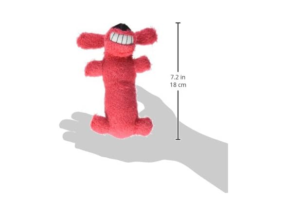 Multipet Loofa Dog Toy Assorted Colors - 1 Each