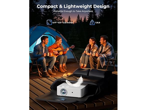 ELEPHAS Mini Portable Projector