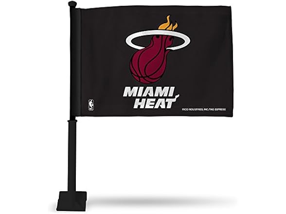 Heat Alt Double Car Flag w/Pole