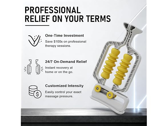 Adaptive Arm Massage Roller with Spring
