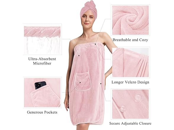 PJGGZ Towel Wrap for Women