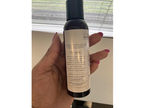 BASK and LATHER Elixir Hair Strengthening Oil